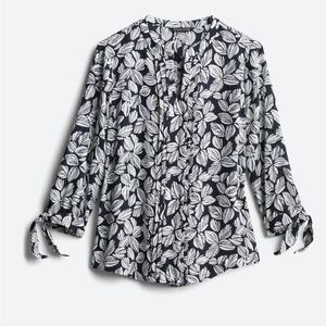 Stitch Fix 41 Hawthorn knot sleeve blouse XL